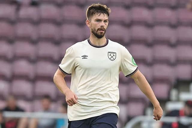 Michael Forbes played for West Ham Under-21s against Cobblers at Sixfields in Tuesday's friendly