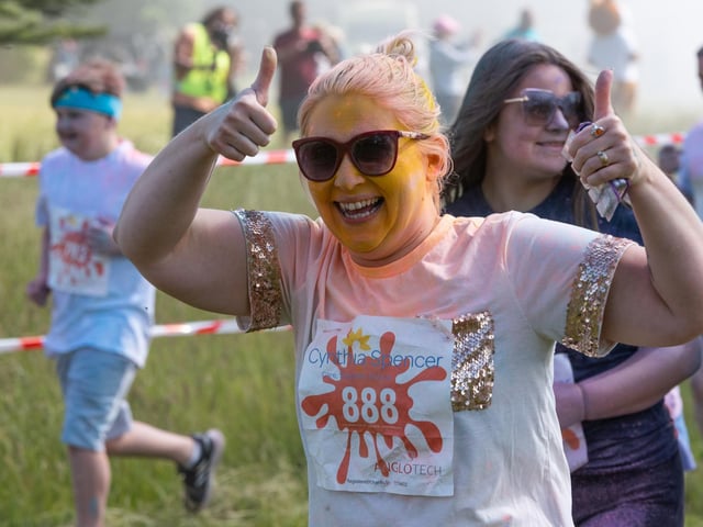 The Cynthia Spencer Northampton Colour Run 2022 took place at Overstone Park on Saturday, June 11.