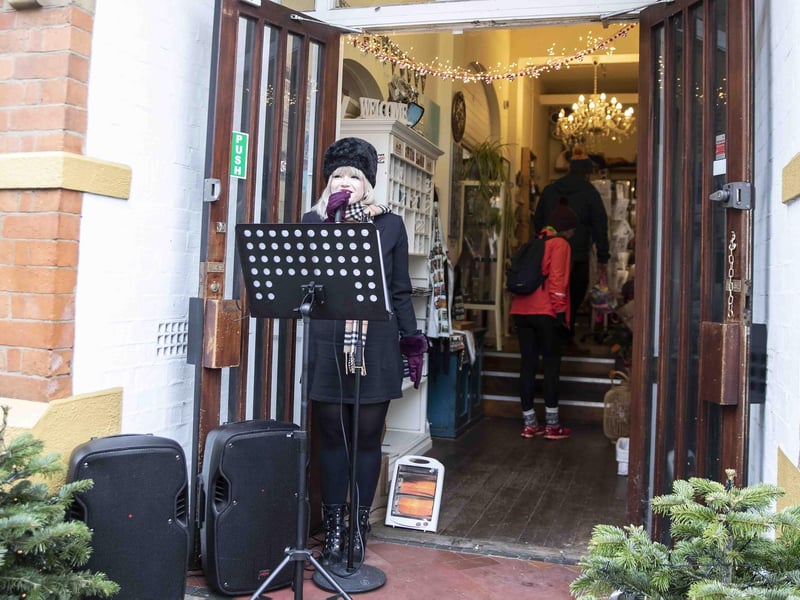 St Giles’ Street was closed to traffic to allow shoppers to walk freely down the road, which created a welcoming, community feel.