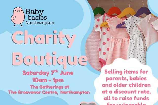 Baby Basics Northampton charity event poster
