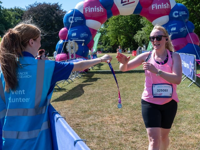 Runners taking part in the Race For Life at Abington Park in Northampton on Sunday, July, 12, 20026. Photo by David Jackson.
