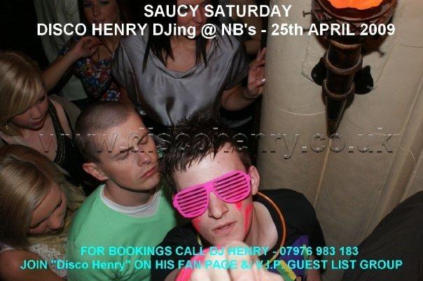 Nostalgic pictures from a 'saucy Saturday' night out at NB's 14 years ago