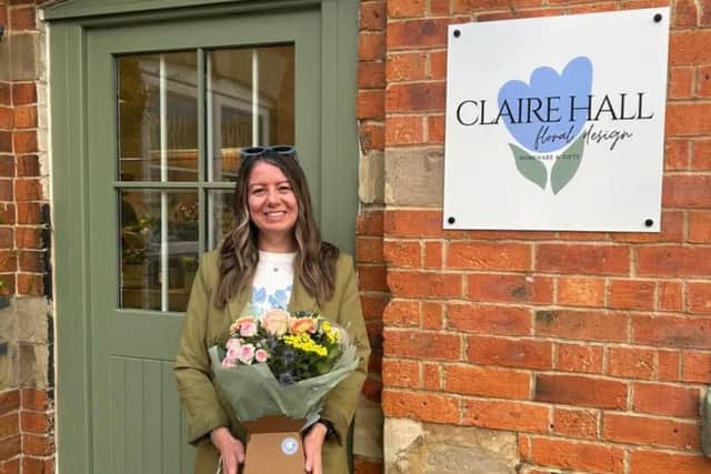Claire Hall has been working in floristry on and off for the past 18 years, having completed her first course in 2008.