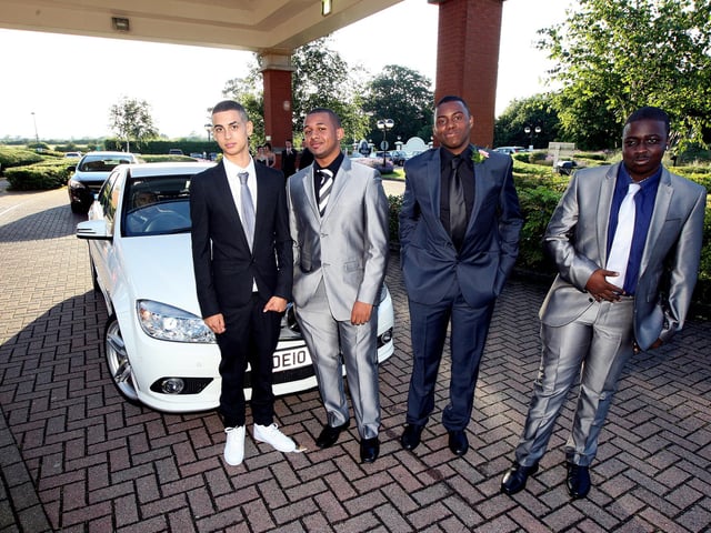 Weavers Year 11 school prom at The Hilton Hotel, Northampton.