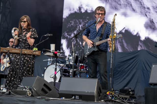 The Waeve on stage at Warwick Castle on Sunday, July 21. Photo by David Jackson.