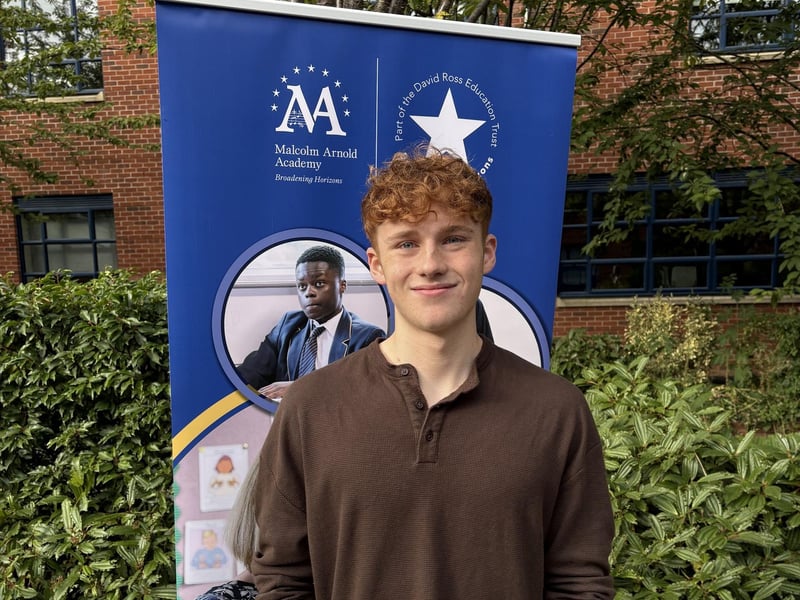 Rupert is 'incredibly pleased' with his GCSE results
