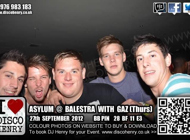 Nostalgic pictures from a 2012 night out at Balestra
