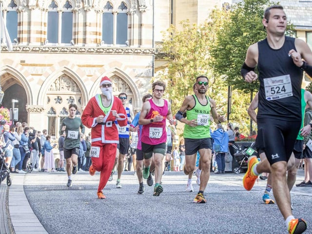 Hundreds of runners took part in the half marathon on Sunday September 15, 2024.