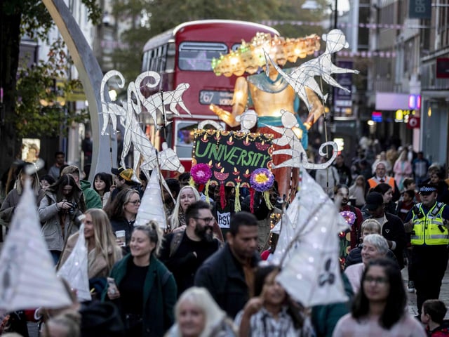 The festival of lights takes over Northampton town centre on Saturday October 15.