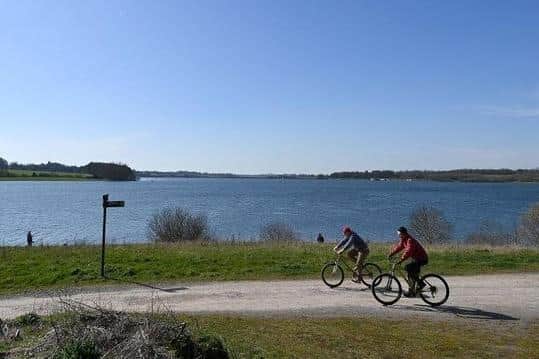 Pitsford Reservoir is popular for open-water swimmers but firefighters warn diving in unsupervised could be deadly