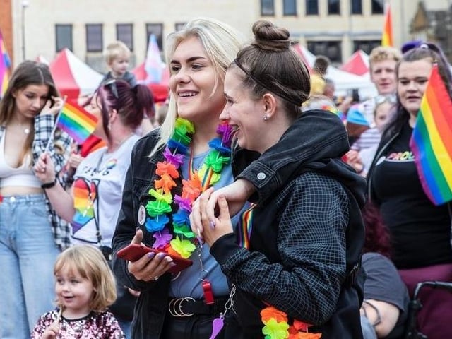 Scenes from Northampton Pride 2021 — Pride Month kicks off on Wednesday (June 1) with the big event set for the Market Square on Sunday, June 26