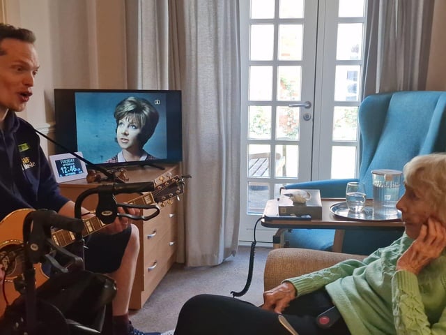 Individual room visits to ensure that everyone has an opportunity to experience the music