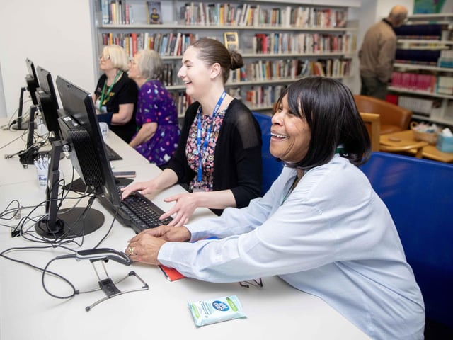 The community library in Welford Road held a grand opening event on Saturday March 29, which more than 1,000 people attended.