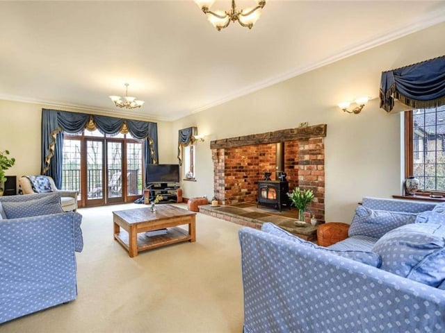 The agent says this home is good for family living and entertaining.