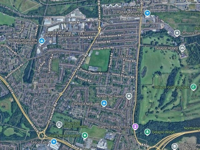 Delapre and South Northampton is in at number four after 65 reports of anti-social behaviour in June.