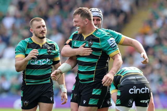 Alex Waller scored as Saints beat Gloucester on Saturday (photo by David Rogers/Getty Images)
