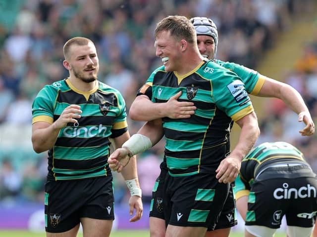 Alex Waller scored as Saints beat Gloucester on Saturday (photo by David Rogers/Getty Images)