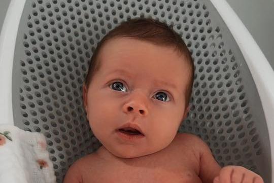Olive Elizabeth born at 5.58pm on October 9 at Northampton General Hospital, weighing 8lbs.