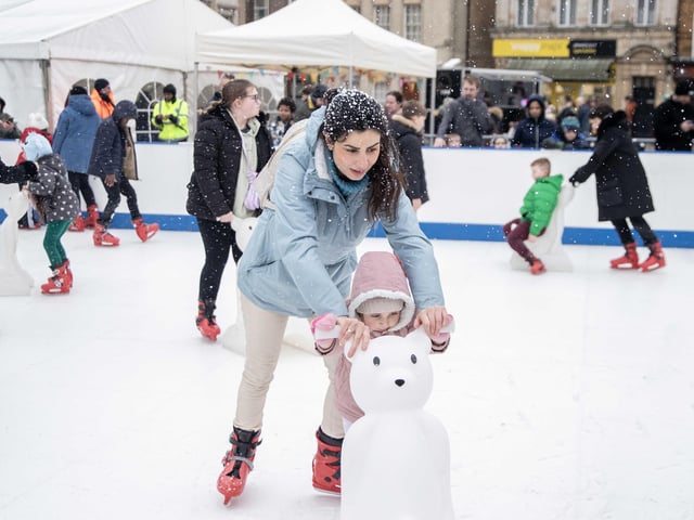 Families enjoyed ice skating, curling and more on Saturday January 18, 2025.