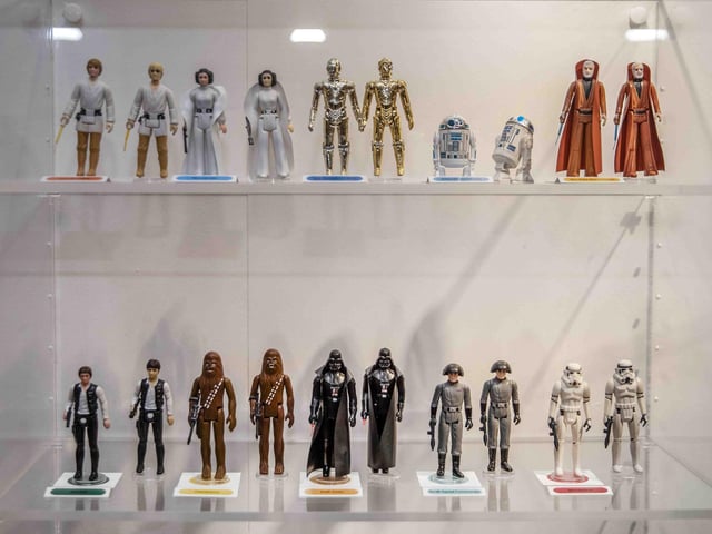 An estimated 300 million action figures were sold from 1977 to 1985 as children re-lived adventures of Luke Skywalker, Princess Leia and Han Solo