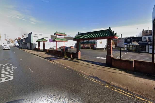 This is the brownfield site in Bridge Street where the flats will be built