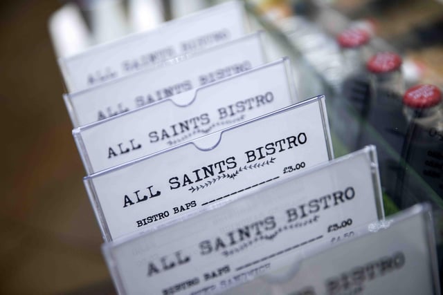 The All Saints Bistro situated at the All Saints Church in Northampton town centre. Photo taken on Tuesday, May 10 2022.