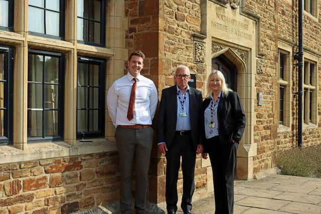 James Clarke from NPH and Michael Putnam and Jan Skelton from Moulton College.