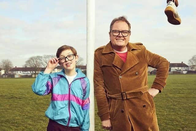 Changing Ends, which will follow Alan Carr's life growing up in Northampton in the eighties, will air for the first time next Thursday (June 1) on streaming service ITVX. Photo: ITV.