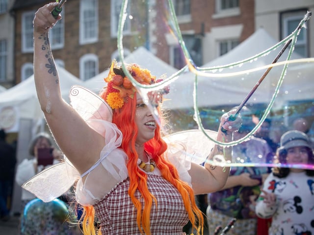 The Northamptonshire Day celebrations took place in Northampton Market Square on Saturday, October 25