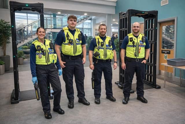 Northamptonshire Police were in attendance at the college this week