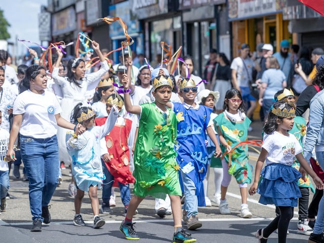 An explosion of joyous colour took over Northampton during the carnival on Saturday June 14.