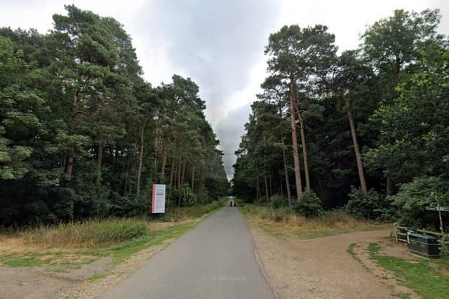The incident happened at Harlestone Firs on Tuesday (July 25)