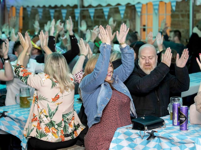 Oktoberfest celebrations at Delapre Abbey on Friday October 14, 2022.