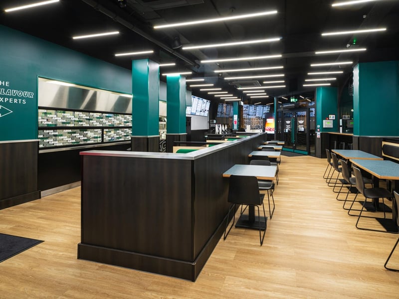 Take a look inside this new American fast-food restaurant now open in the Drapery