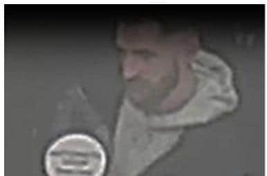 Police believe this man may have information about an attempted burglary in Northampton