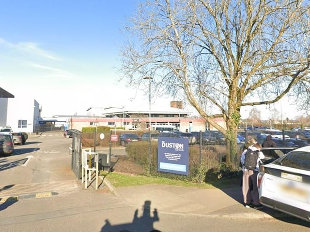 The Duston School had an absence rate of 7.1 per cent for its 1,782 pupils, with 24,175 authorised absences and 19,124 unauthorised absences.