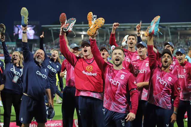 Shoes off if you've won the title! (Picture: Peter Short)