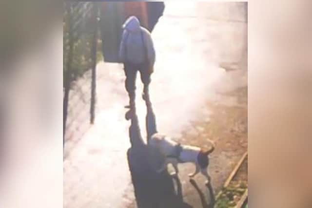 Police would like to speak to the man in the image.