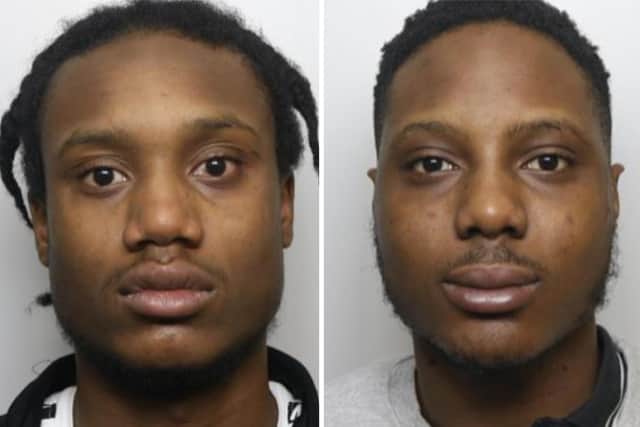Brothers Tyrrell (left) and Raheem Restal were jailed for their involvement in a Northampton drugs-dealing operation