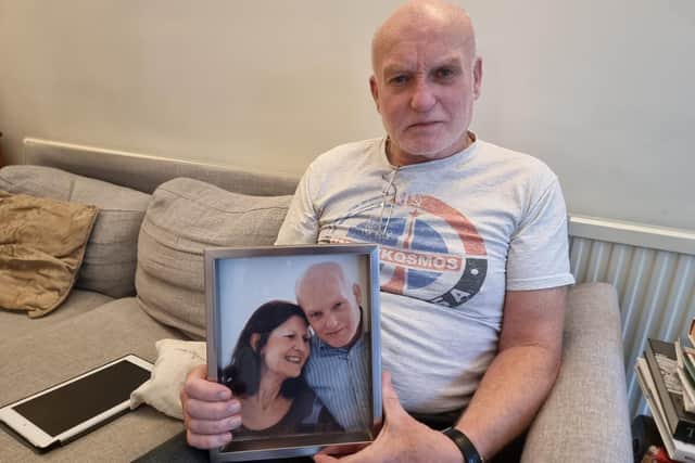 Paul Heath, 71, from Milton Malsor, says his wife Jo, who had multiple sclerosis, died at Northampton General Hospital after her treatment was withdrawn without the family’s consent.