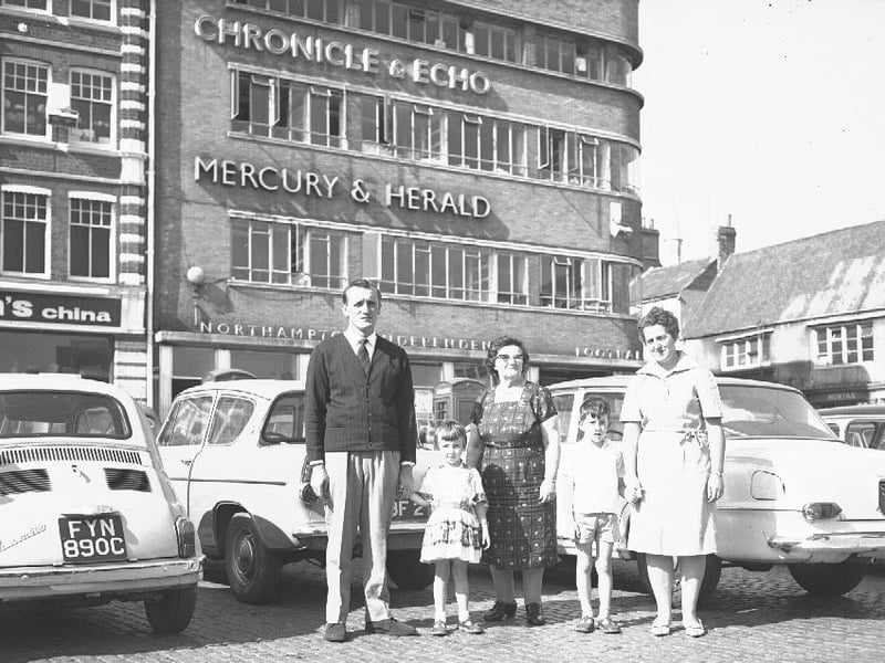 Cockerill family home from Middle East, June 16, 1967