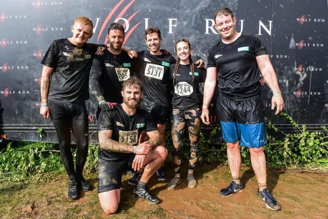 The team from Rubbish2Go Waste Services who took part in the Wolf Run