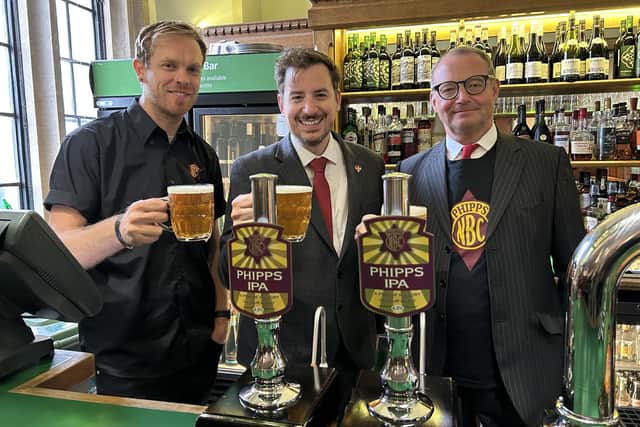 Phipps Northampton Brewery Company’s IPA is available on the guest tap at Strangers Bar in Parliament in line with the celebration of Northamptonshire Day.