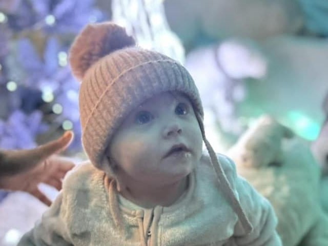 Esmai, 11 months old.
