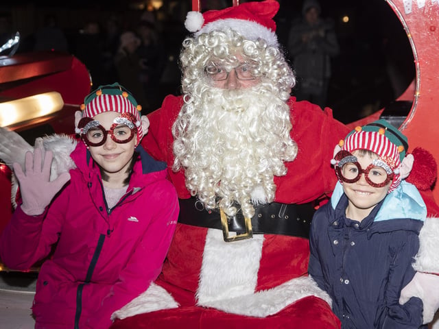 The Northampton Becket Rotary Club’s annual Santa’s sleigh tour at Buckton Fields on Wednesday December 21, 2022.