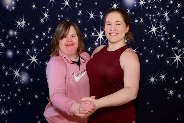 Frankie (left) and Steph (right) are performing the salsa at Strictly Brackley 2023.