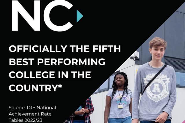 New national league tables have revealed Northampton College is one of the best in the whole country