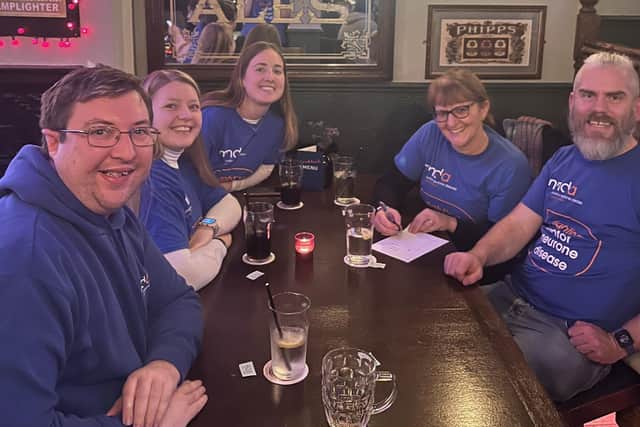 The team from the Northampton-based MND Association will help you with your fundraising goals