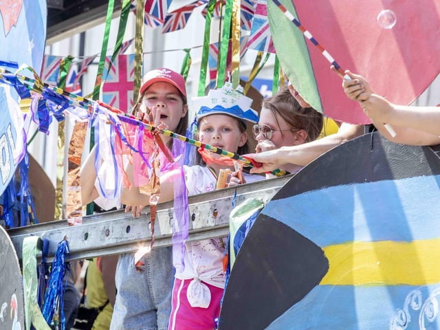 The sun shone as the carnival parade made its way through Northampton town centre on Saturday June 10.