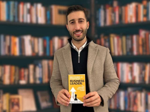 Adam Niazi with his book ‘Becoming a Strategic Business Leader: The Ultimate All- In-One-Guide